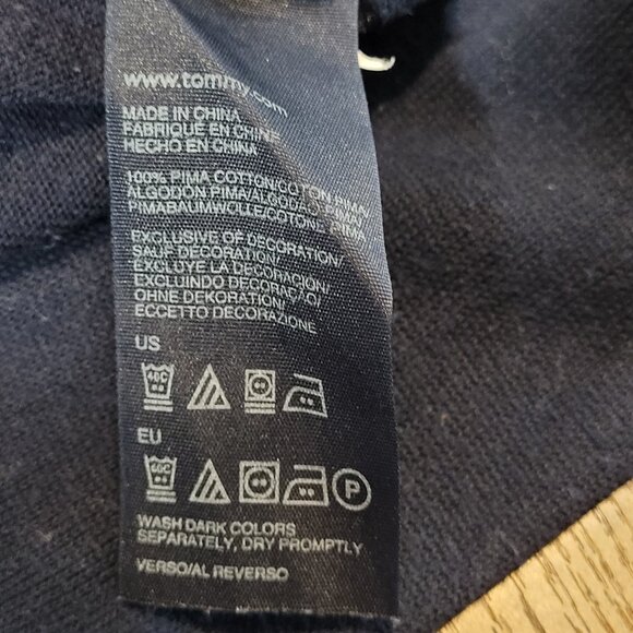 LOT OF 2 TOMMY HILFIGER LIGHTWEIGHT 100% PIMA COTTON ARGYLE SWEATERS EUC 2X XXL - Picture 7 of 14